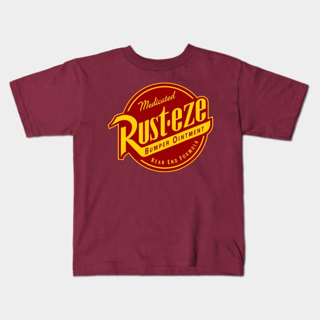 Vintage Rust-eze Bumper Ointment 1990 Kids T-Shirt by SUNBOAS